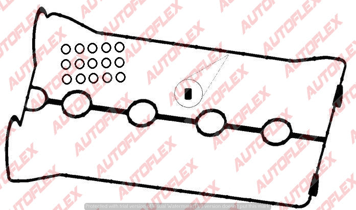 Rocker / Valve Cover Gasket Set - Daewoo A16DMS, Holden F16D3