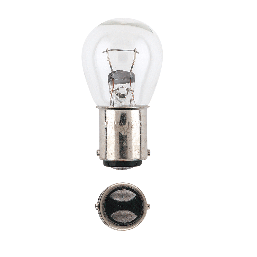 Narva 12V 21W BA15D Incandescent Globe (Each) - 47335