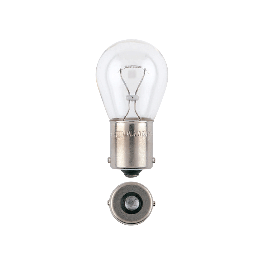 Narva 12V 21W BA15S Incandescent Globe (Each) - 47382