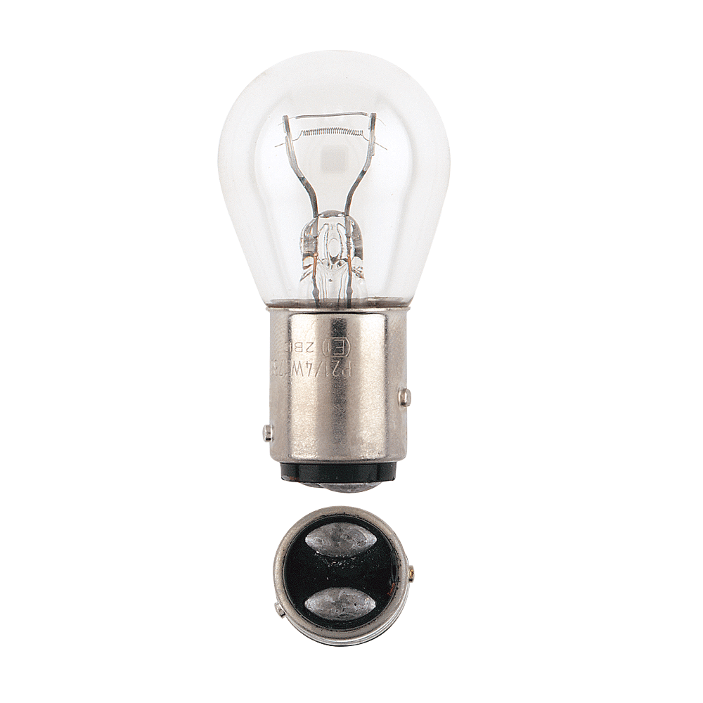 Narva 12V 21/4W BAZ15D Incandescent Globe (Each) - 47386