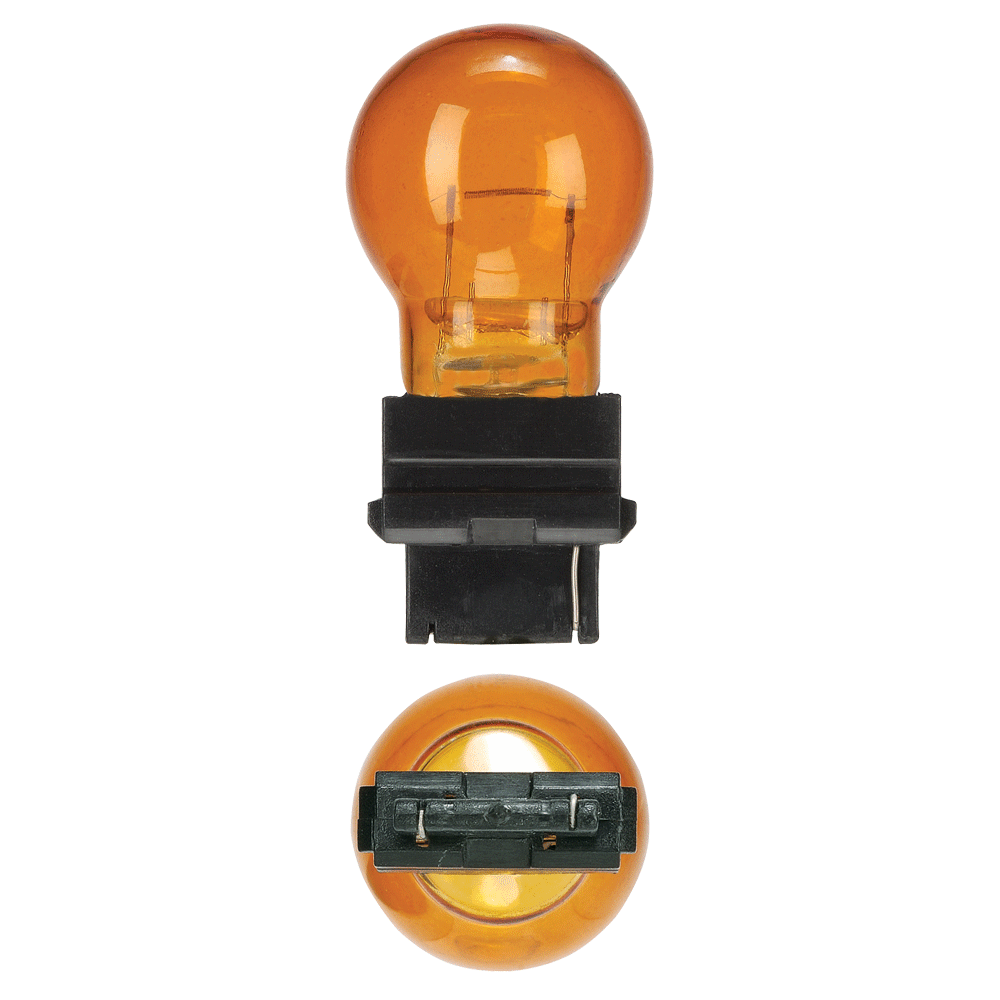 Narva 12V PY27W Amber Plastic Wedge Globe (Each) - 47556