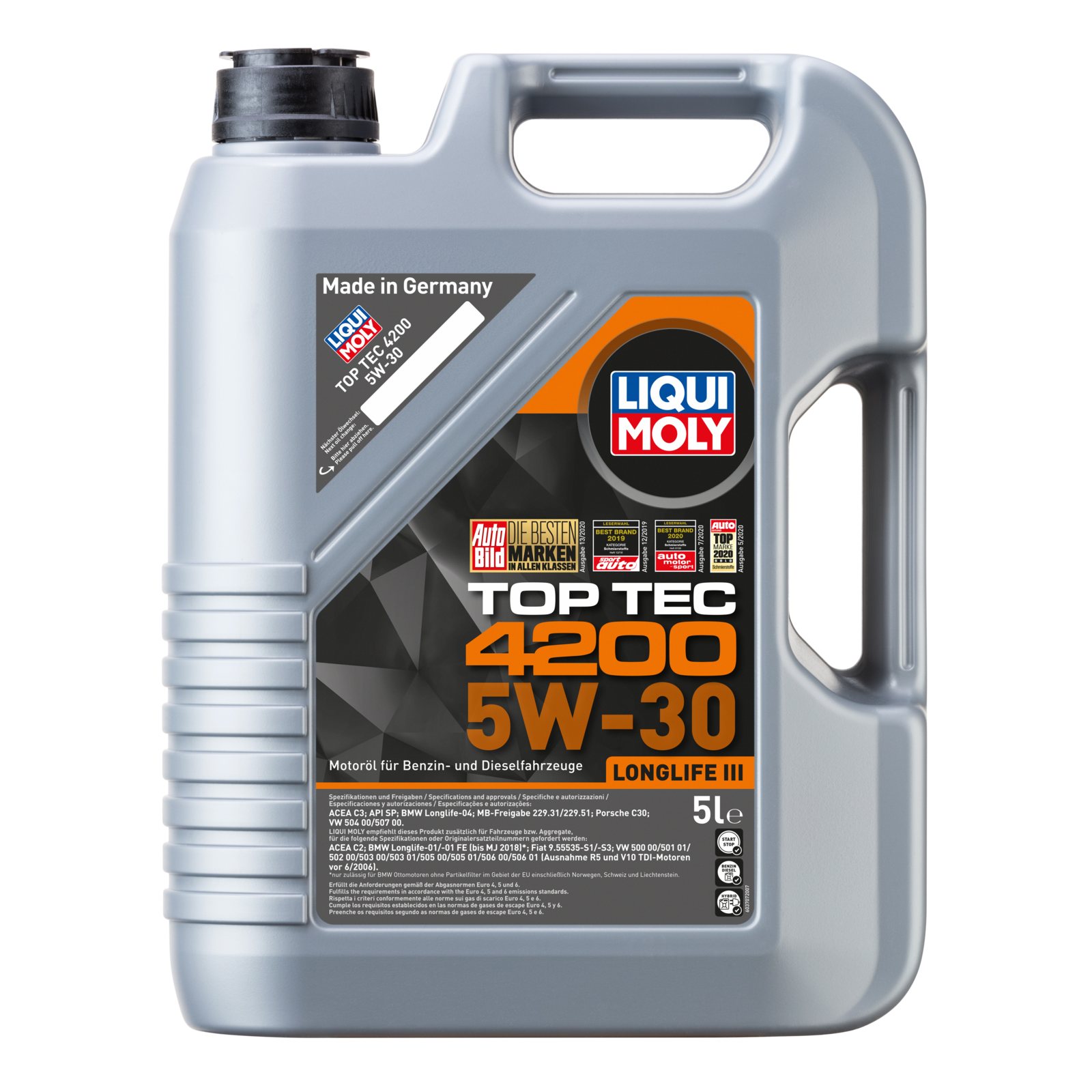 Liqui Moly Top Tec 4200 5W-30 Engine Oil - 5 Litre