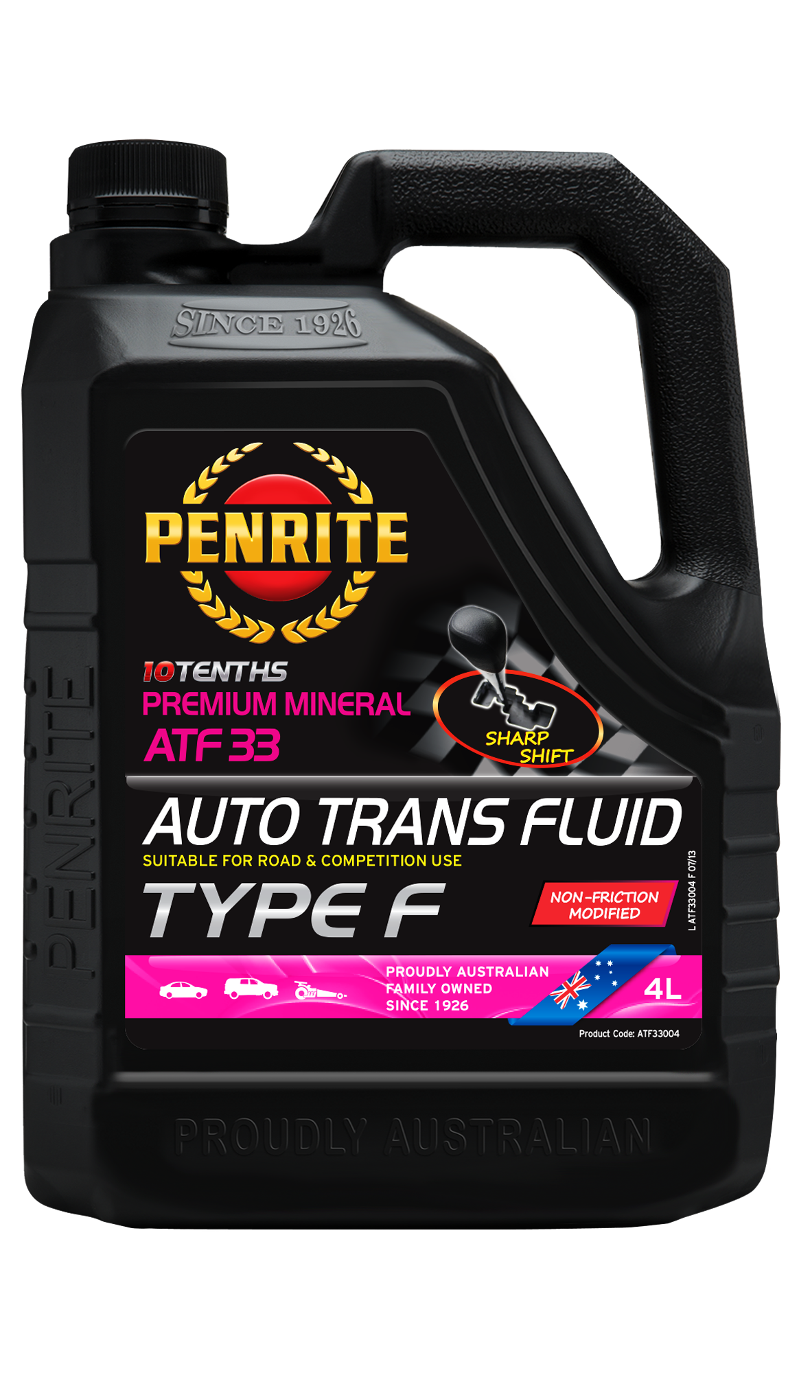 Penrite ATF 33 Type F 4 Litre - ATF33004