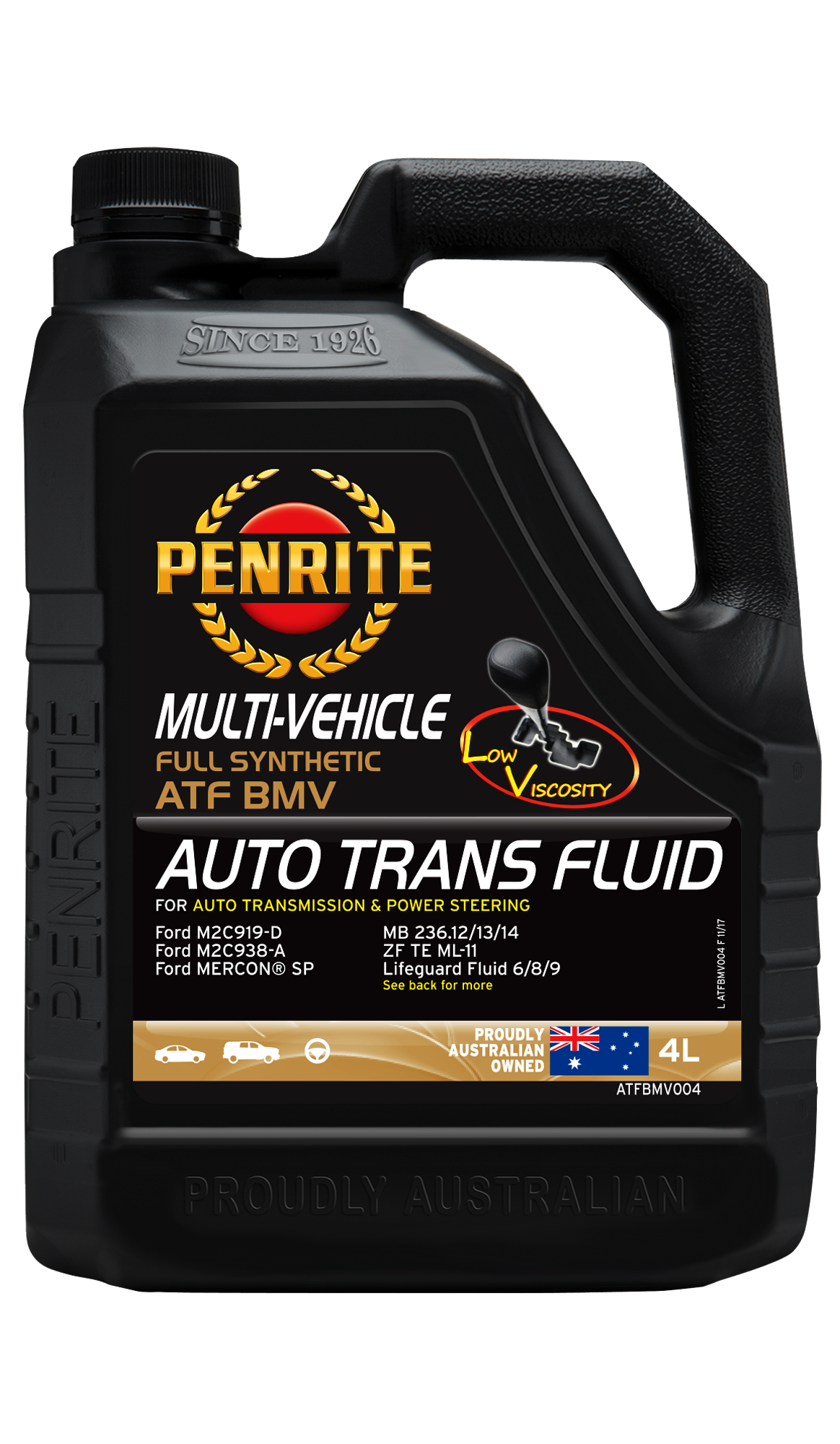 Penrite ATF BMV Transmission Fluid 4 Litre - ATFBMV004