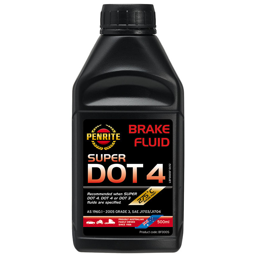 Penrite Super Dot 4 Brake Fluid - 500ml - A1 Autoparts Niddrie
