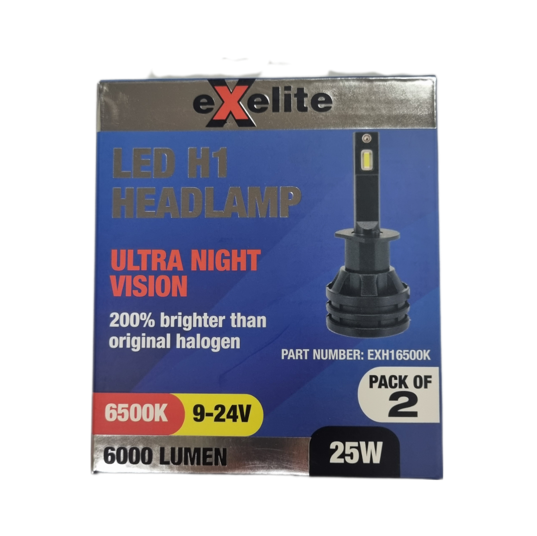 Exelite LED Headlamp Globes (H1) - Pack of 2