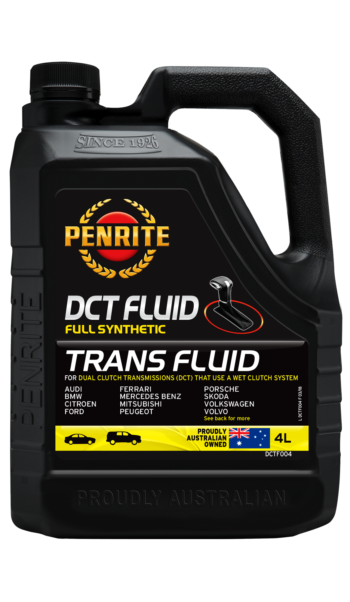 Penrite DCT Transmission Fluid 4 Litre - DCTF004