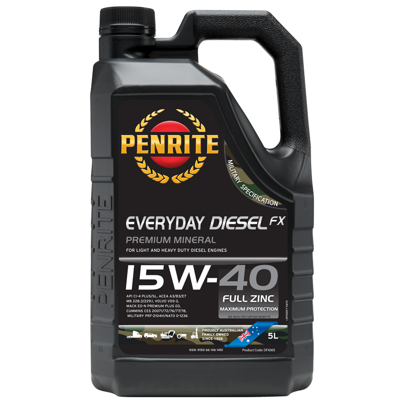 Penrite Diesel FX 15W40 - 5Ltr - A1 Autoparts Niddrie
