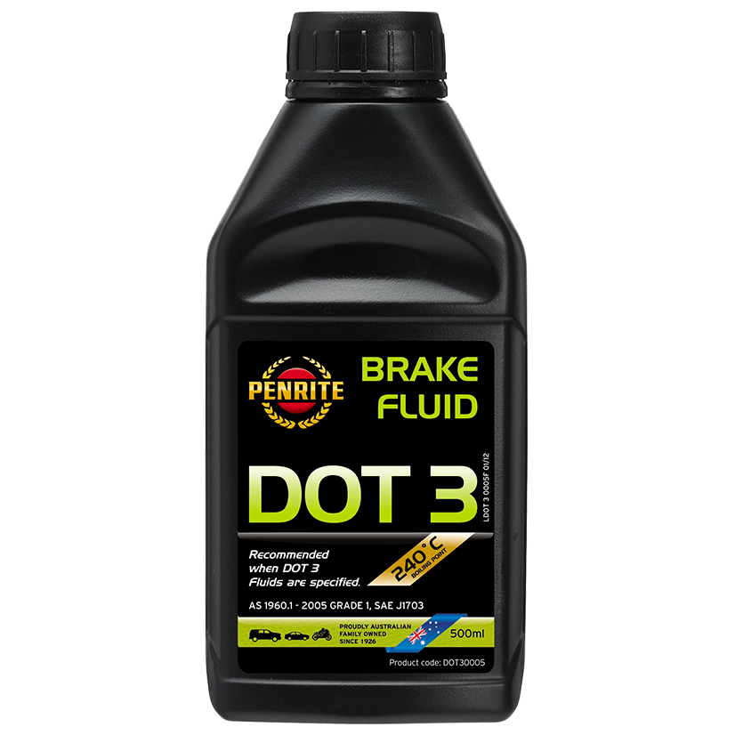 Penrite Dot 3 Brake Fluid - 500ml - A1 Autoparts Niddrie
