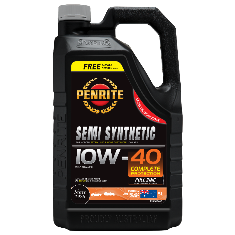 Penrite Semi Synthetic 10W40 Engine Oil - 5 Litre