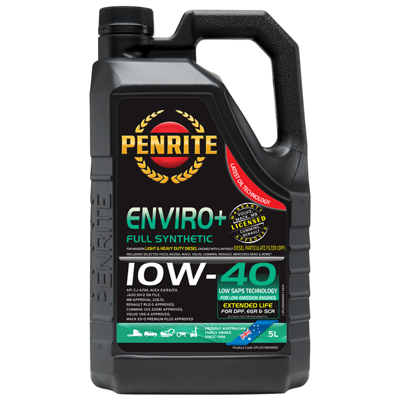 Penrite Enviro Plus 10W40 - 5Ltr - A1 Autoparts Niddrie
