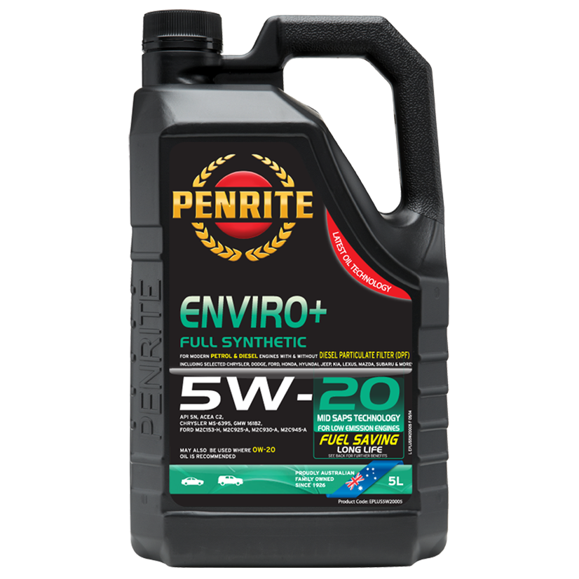 Penrite Enviro Plus 5W20 - 5Ltr - A1 Autoparts Niddrie
