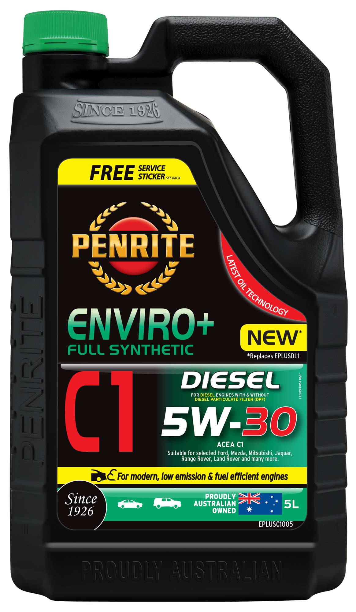 Penrite Enviro Plus C1 5W30 Engine Oil - 5 Litre