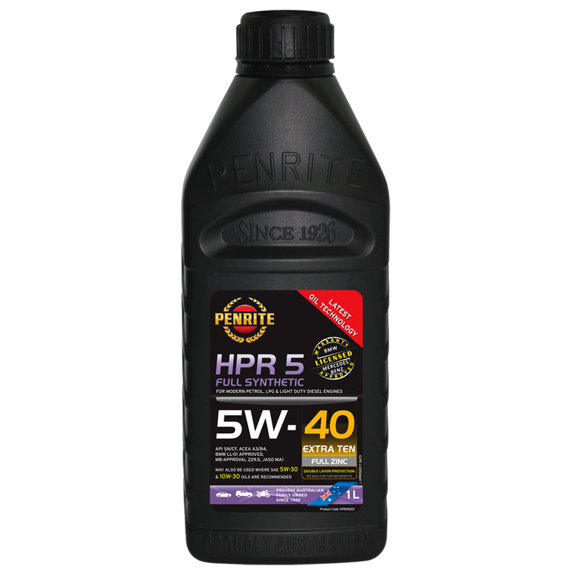 Penrite HPR5 5W40 - 1Ltr - A1 Autoparts Niddrie
