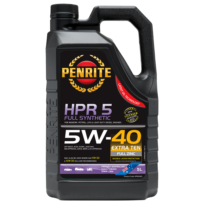 Penrite HPR5 5W40 - 5Ltr - A1 Autoparts Niddrie
