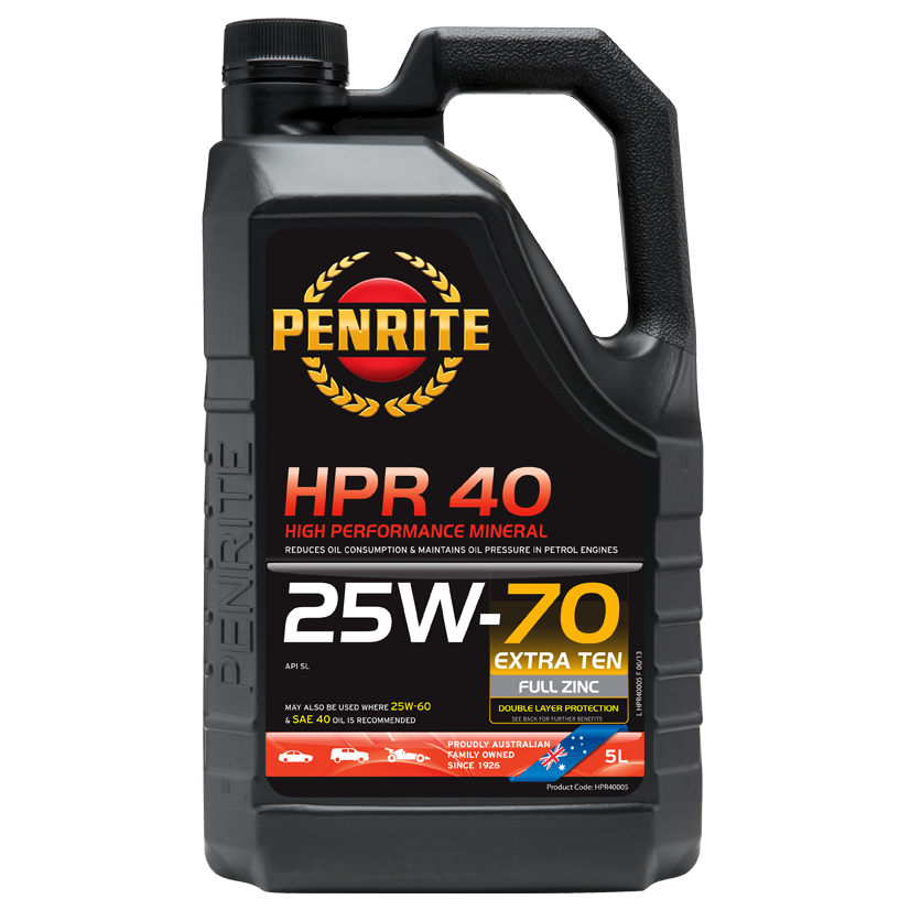 Penrite HPR40 25W70 - 5Ltr - A1 Autoparts Niddrie
