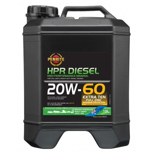 Penrite HPR Diesel - 10Ltr - A1 Autoparts Niddrie
