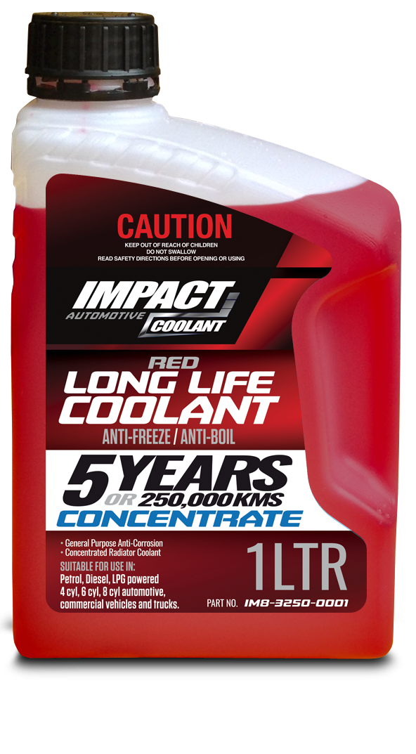 Impact Red Long Life Coolant Concentrate - 1ltr