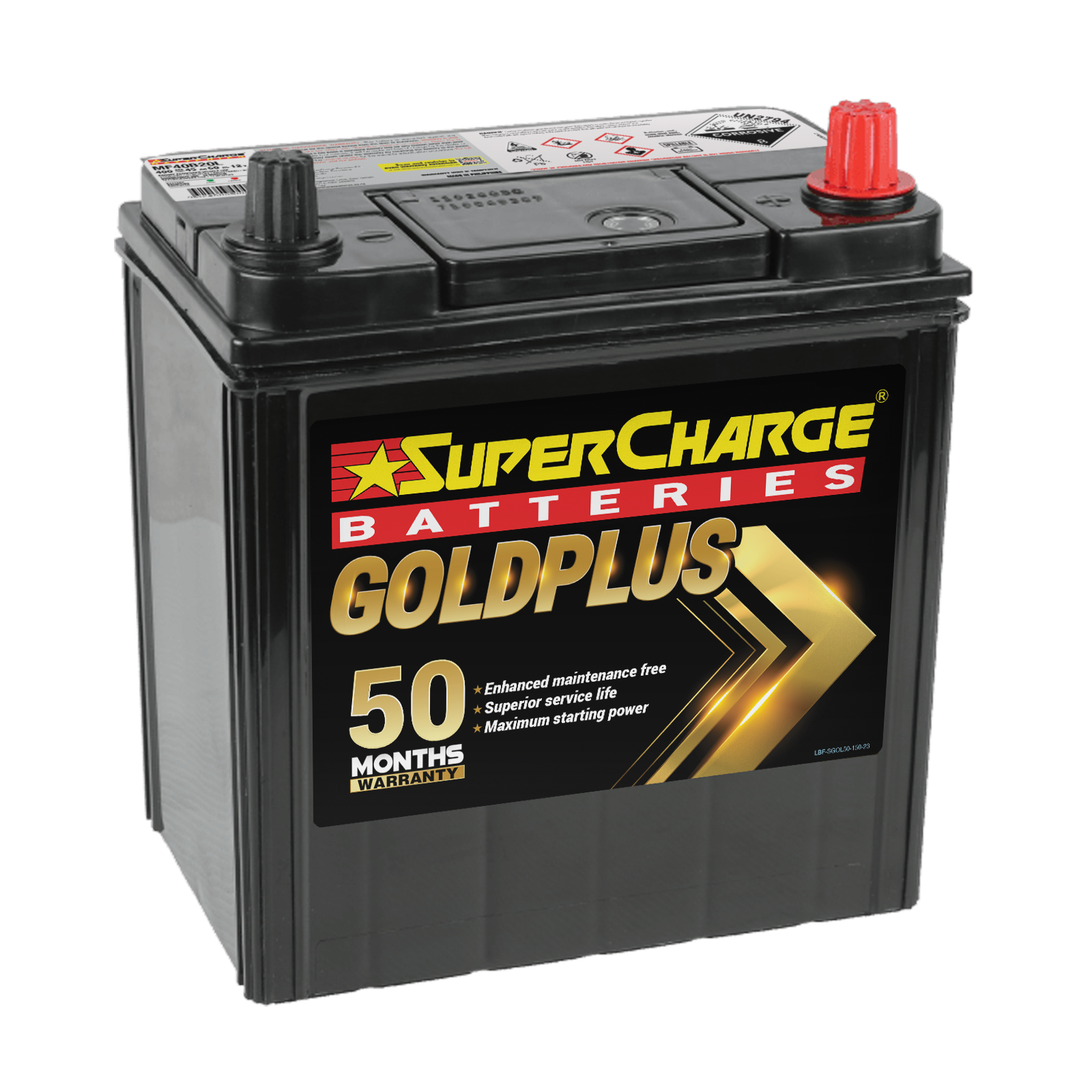 Supercharge Gold Plus Battery - MF40B20L