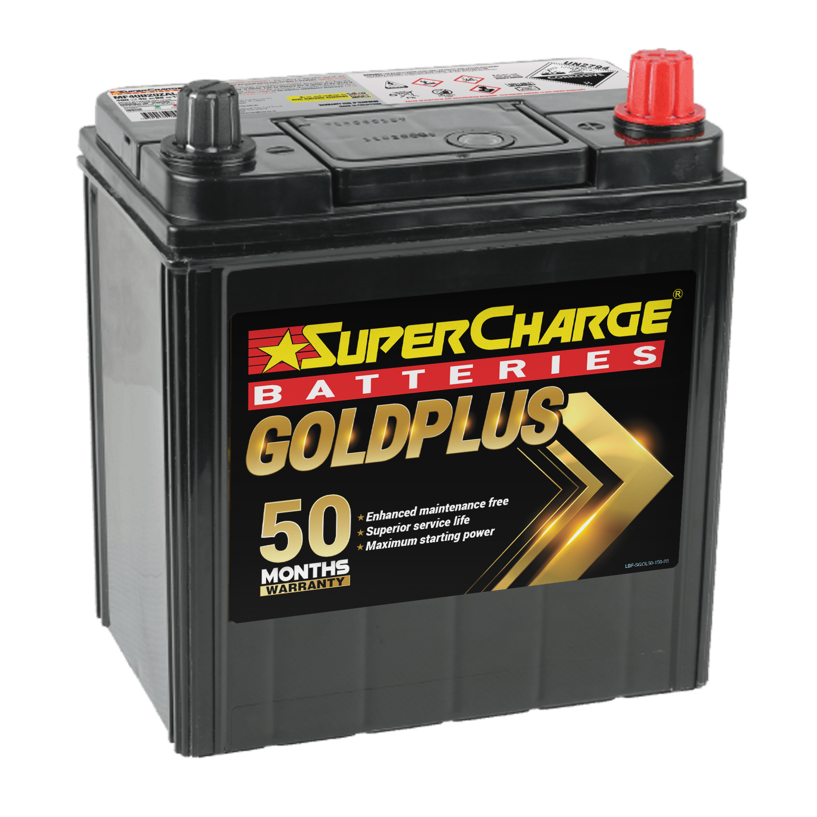 Supercharge Gold Plus Battery - MF40B20ZAL