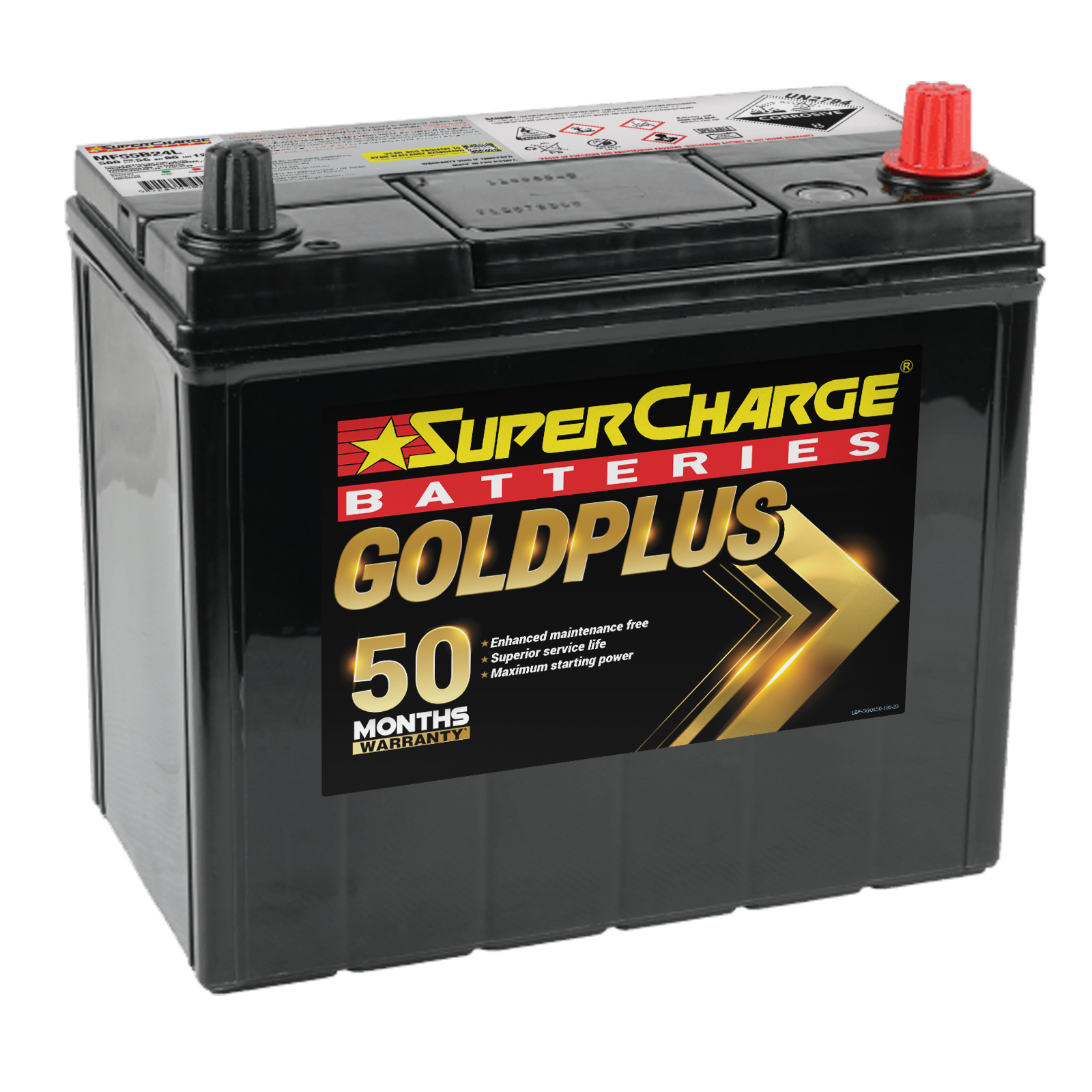 Supercharge Gold Plus Battery - MF55B24L