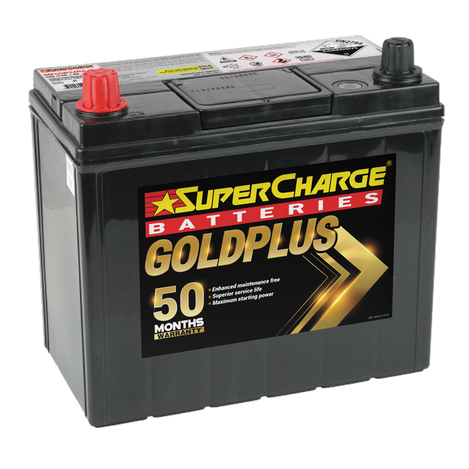 Supercharge Gold Plus Battery - MF55B24RS