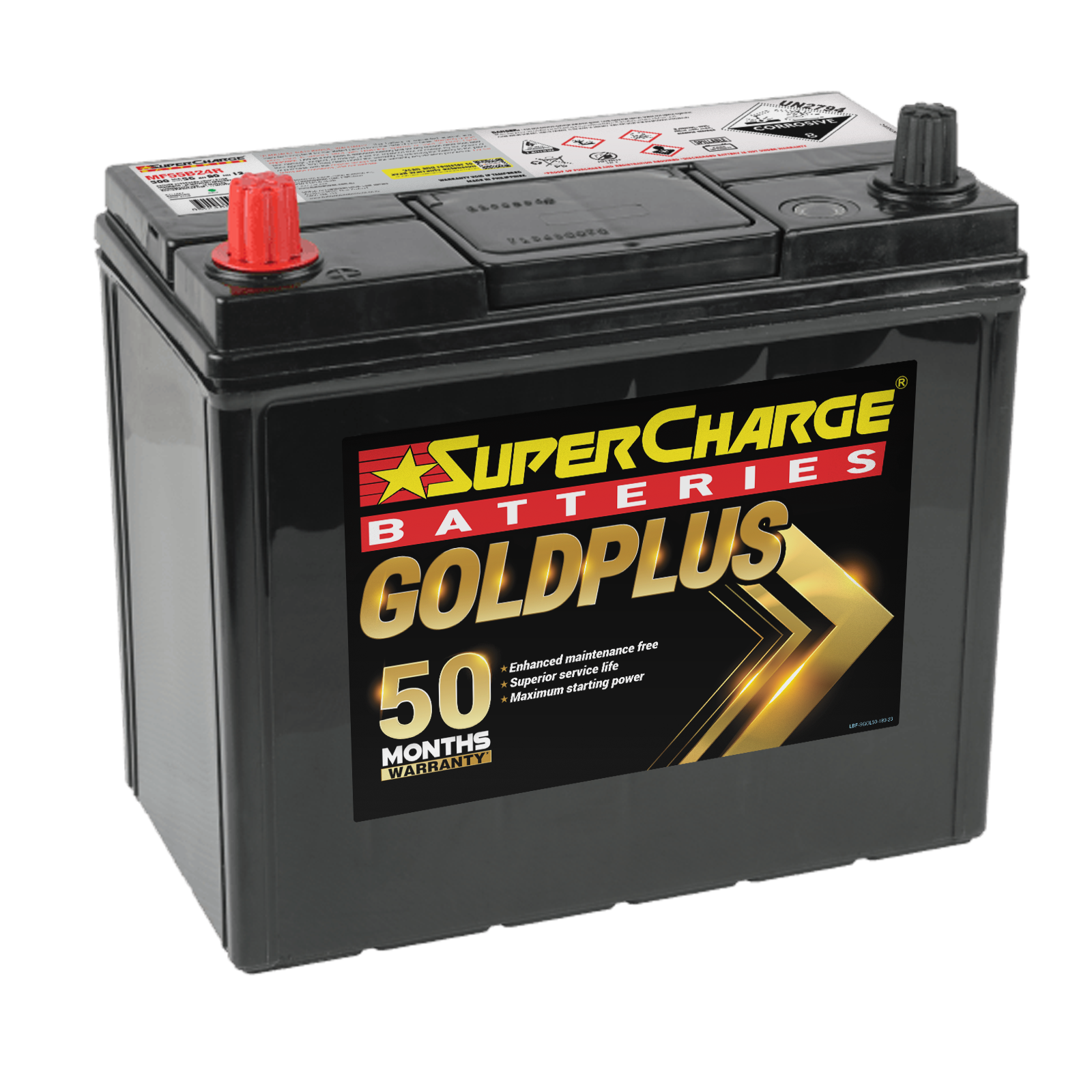 Supercharge Gold Plus Battery - MF55B24R