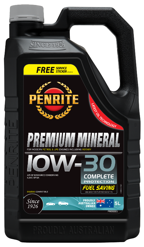 Penrite Premium Mineral 10W30 Engine Oil - 5 Litre