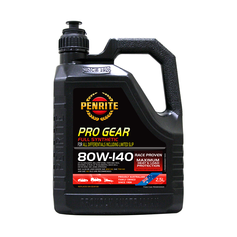 Penrite Pro Gear Oil 80W140 - 2.5Ltr - A1 Autoparts Niddrie
