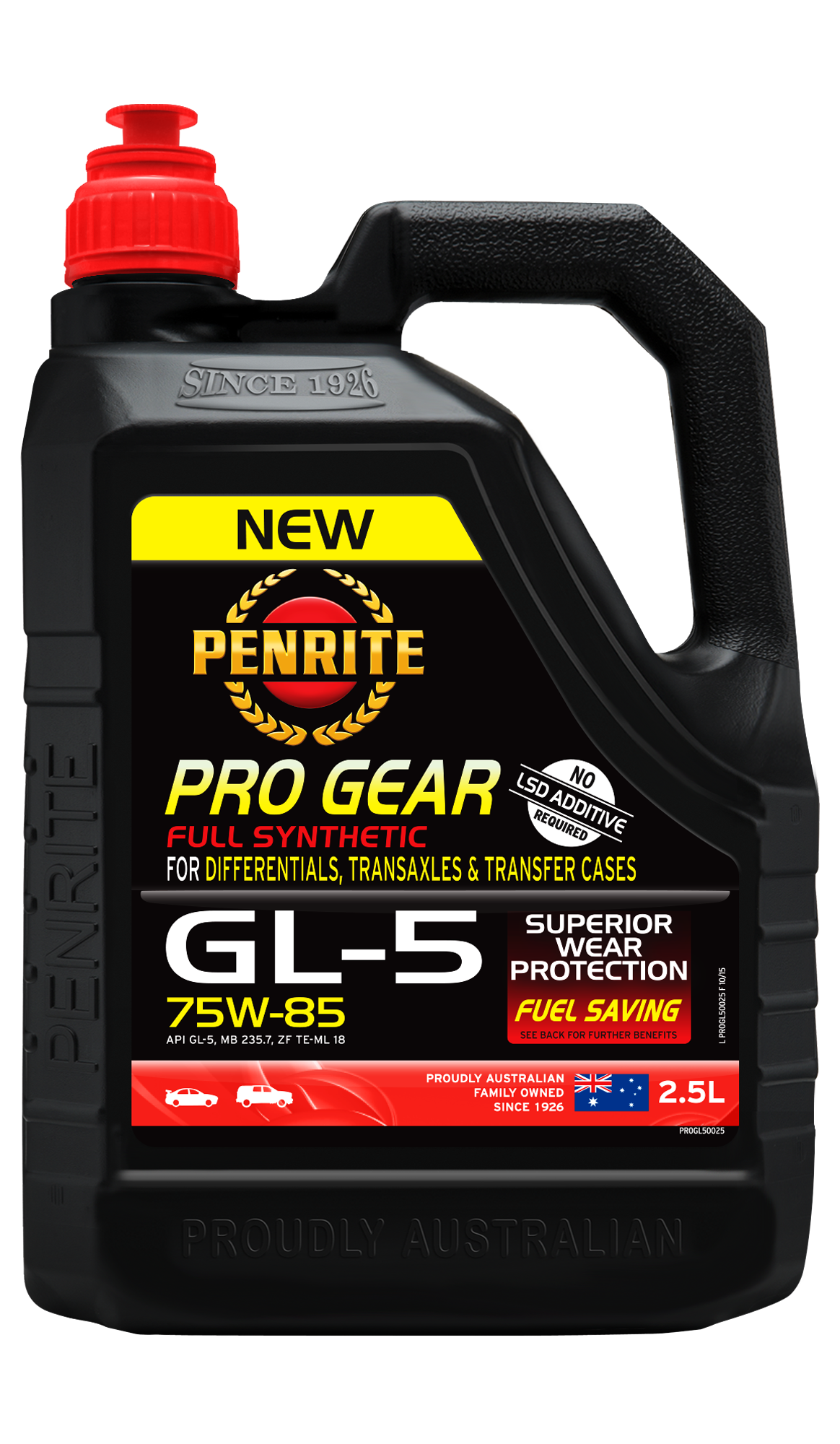 Penrite Pro Gear Oil GL-5 75W85 - 2.5Ltr