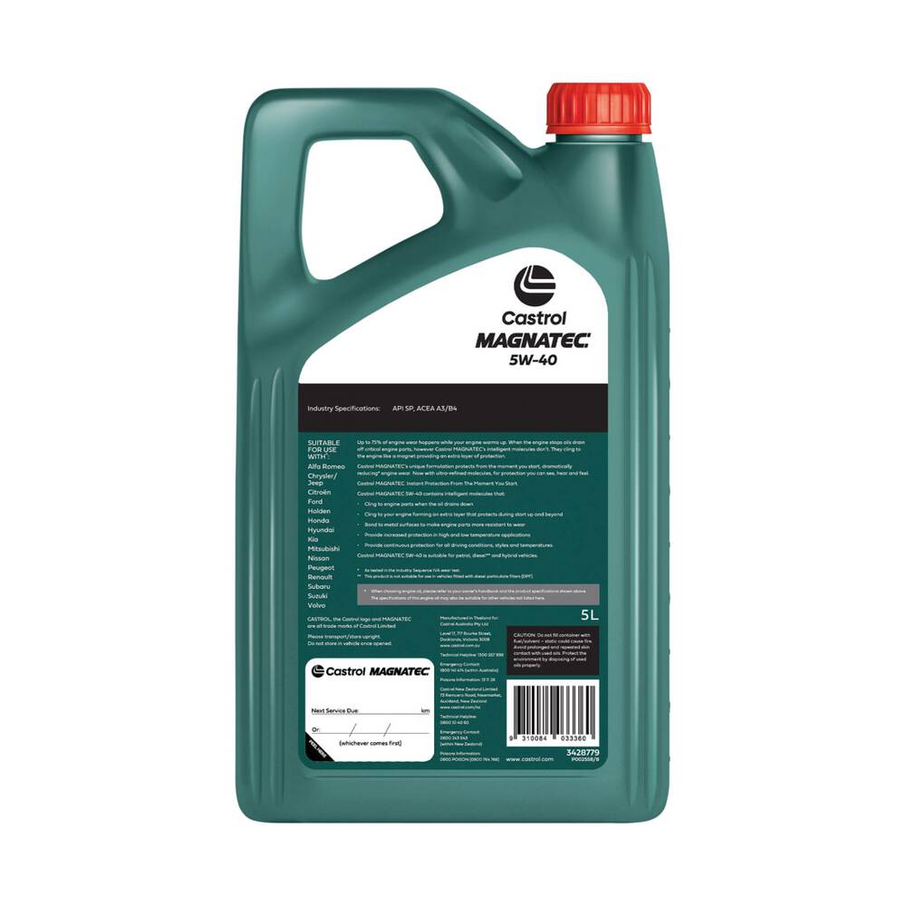 Castrol Magnatec 5W40 Engine Oil - 5 Litre (3428779)