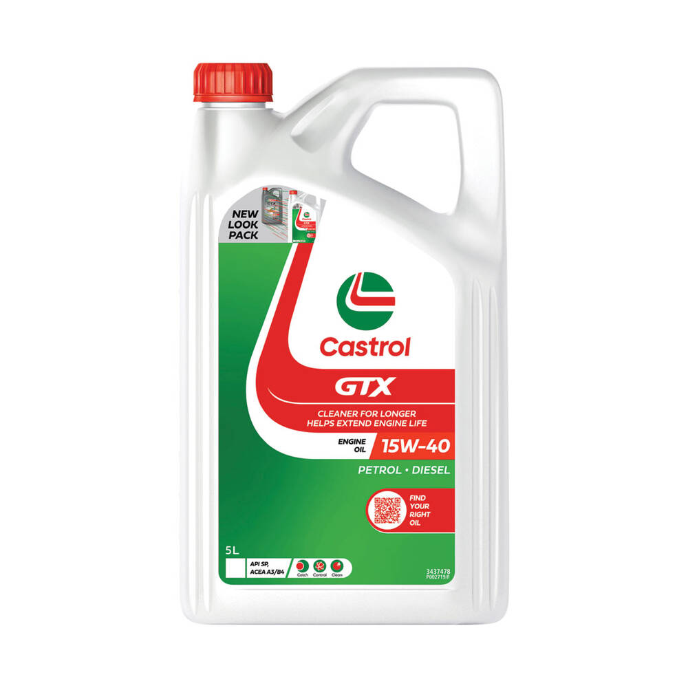 Castrol GTX 15W40 Engine Oil - 5 Litre (3437478)