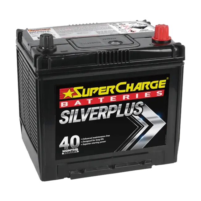 Supercharge Silver Plus Battery - SMF55D23L