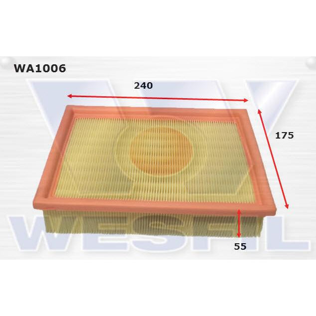 Wesfil Air Filter - WA1006 (A1413)