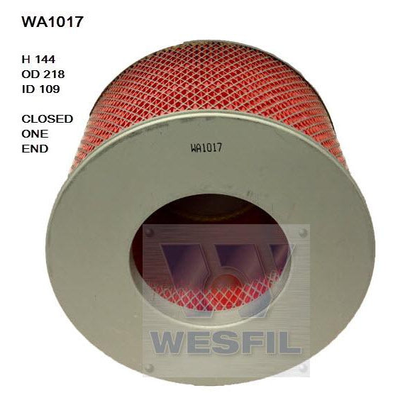 Wesfil Air Filter - WA1017 (A1350)