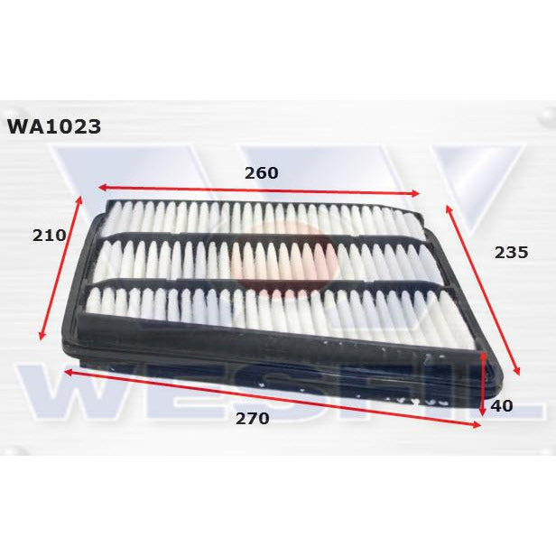 Wesfil Air Filter - WA1023 (A1399)