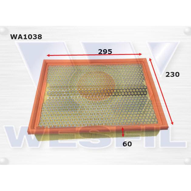 Wesfil Air Filter - WA1038 (A1487)