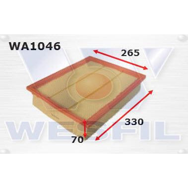 Wesfil Air Filter - WA1046 (A1681)