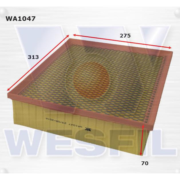 Wesfil Air Filter - WA1047 (A1398)