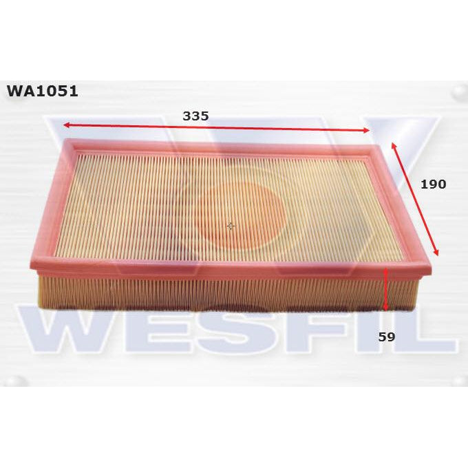 Wesfil Air Filter - WA1051 (A1486)