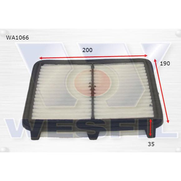 Wesfil Air Filter - WA1066 (A1424)