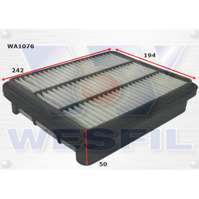 Wesfil Air Filter - WA1076 (A1428)