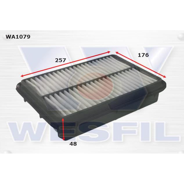 Wesfil Air Filter - WA1079 (A1454)