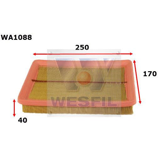 Wesfil Air Filter - WA1088 (A1446)