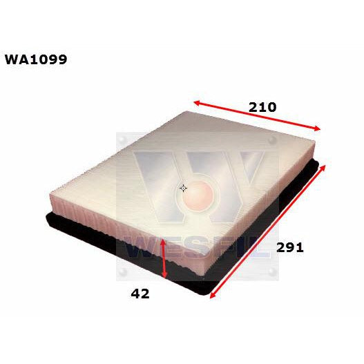 Wesfil Air Filter - WA1099 (A1545)