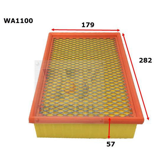 Wesfil Air Filter - WA1100 (A1439 / A1598) - Ford, Nissan