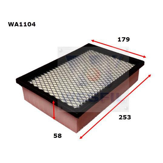 Wesfil Air Filter - WA1104