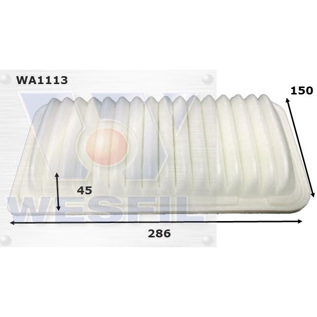 Wesfil Air Filter - WA1113 (A1481) - Subaru, Toyota