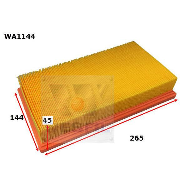 Wesfil Air Filter - WA1144 (A1489)