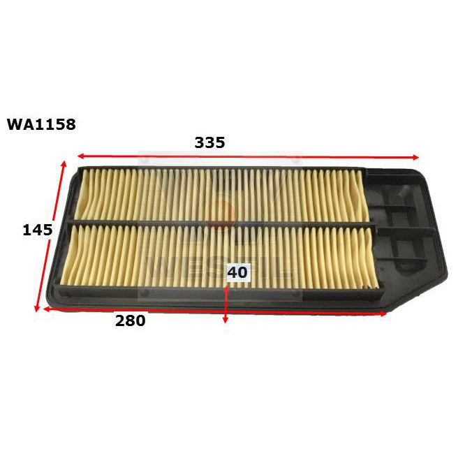 Wesfil Air Filter - WA1158 (A1508)